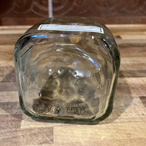 PATRON SILVER TEQUILA BOTTLE 375 ML GLASS BOTTLE WITH CORK EMPTY - Picture 8 of 9